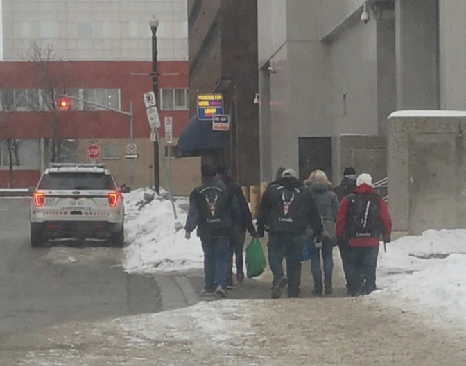 Soldiers of Odin (SOO) Downtown Sudbury Dec. 21st, 2018